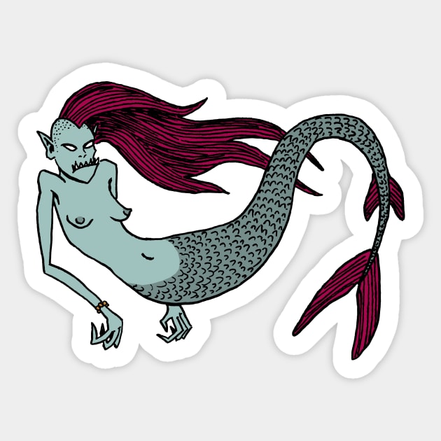 MERMAID Sticker by Figbar Lonesome